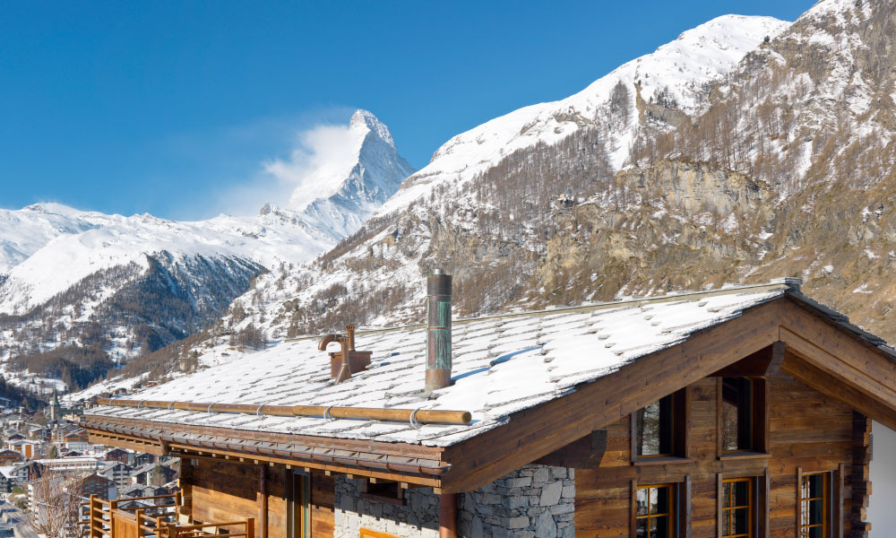 Chalet Maurice Exterior - Luxury Ski Chalet in Zermatt