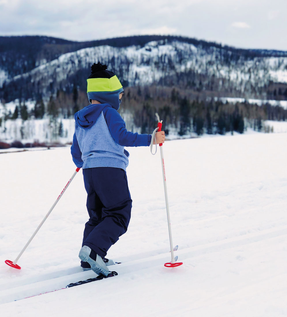 Family ski holidays with cross country skiing