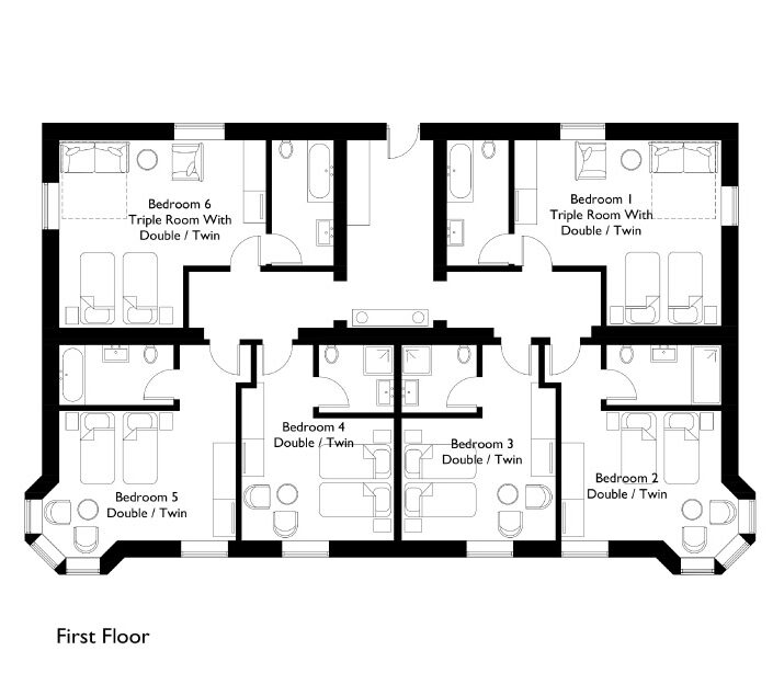 Chalet Montfort Floor Plan - First Floor
