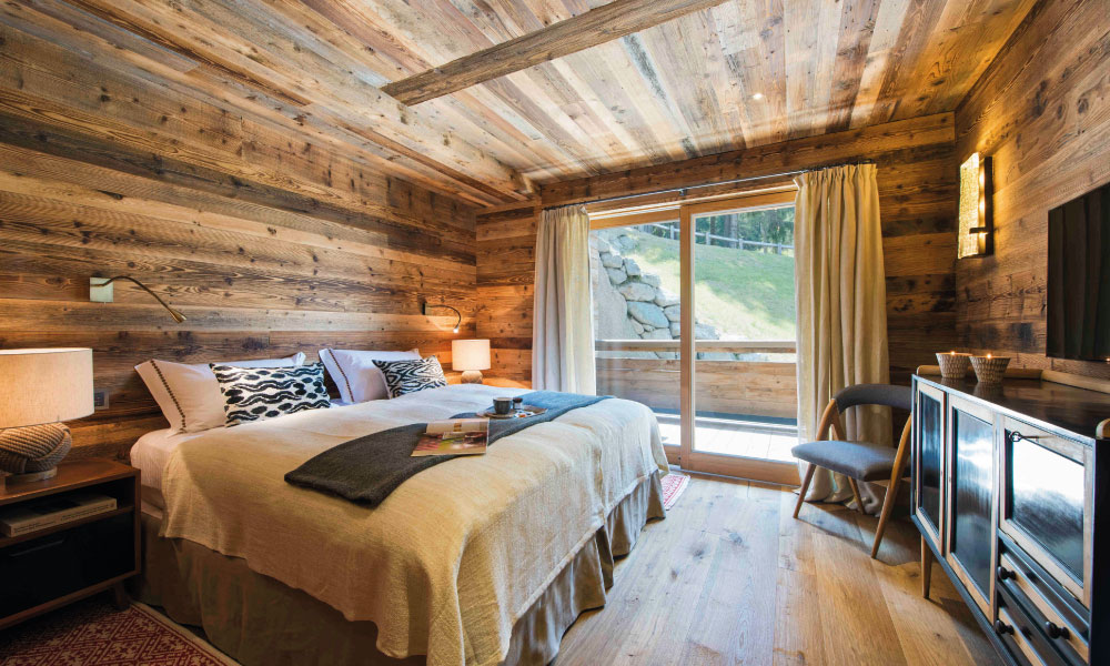 Bedroom at Chalet Place Blanche