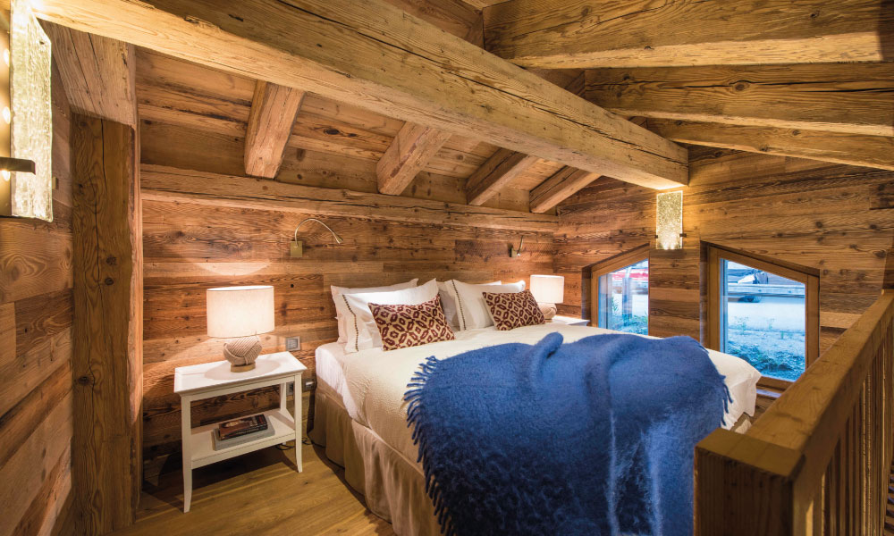 Bedroom at Chalet Place Blanche