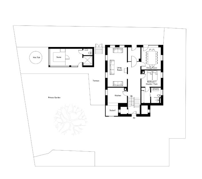 Sweet Little Home Floor Plan - Ground Floor